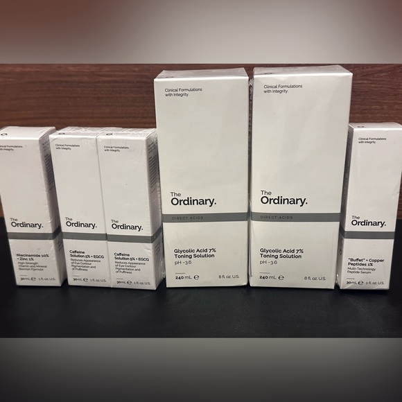 NEW The Ordinary 6 Bottles Face Serum Set!